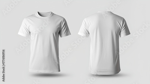 Tshirt mockup front and back view