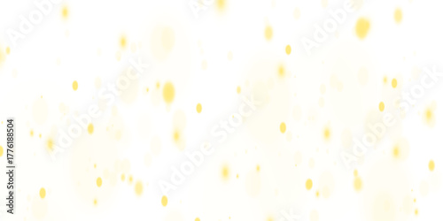 Glowing magic glitter sparkle dust trail flowing across golden background.
