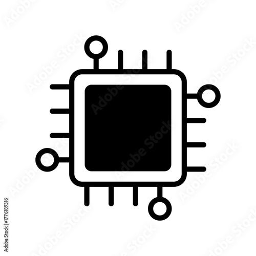 Semiconductor Icon.