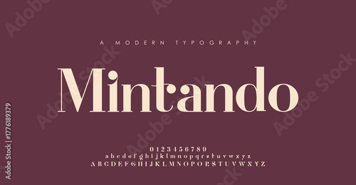 Elegant luxury alphabet font logo. Typography modern classic lettering serif italic fonts decorative wedding vintage retro logos. vector illustration