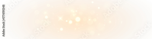 Glowing magic sparkle glitter dust particles floating through dark sky.
