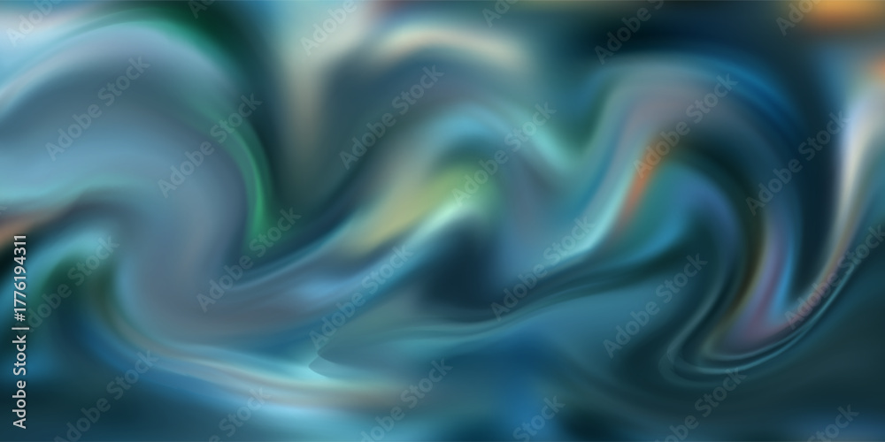 Obraz premium Abstract pastel turquoise fluid background with smooth flowing waves, soft marble texture,glossy gradient design perfect for modern wallpaper, digital art, and elegant graphic projects.