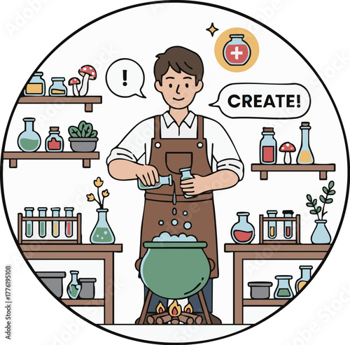 RPG_Alchemist_Item_Creation_-_ミニマリストRPGの錬金術師とアイテム作成