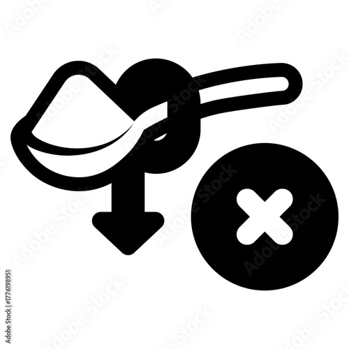 sugar restriction icon