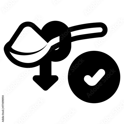 sugar intake allowed icon