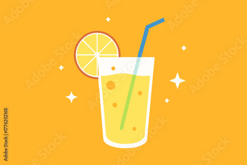 Sparkling Lemonade Background Design