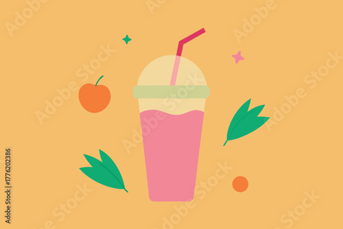 tropical smoothie background