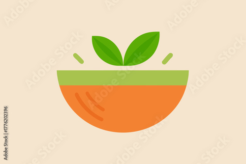 vegan bowl minimal background