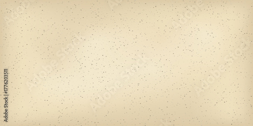Recycled paper background with subtle grain texture and soft natural tone. Craft paper. Ecru eco style surface pattern. Terrazzo tile. Minimal realistic vector illustration