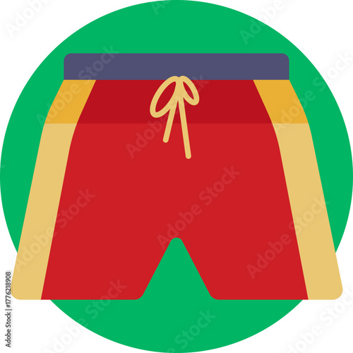 Swimwear shorts for water activities.