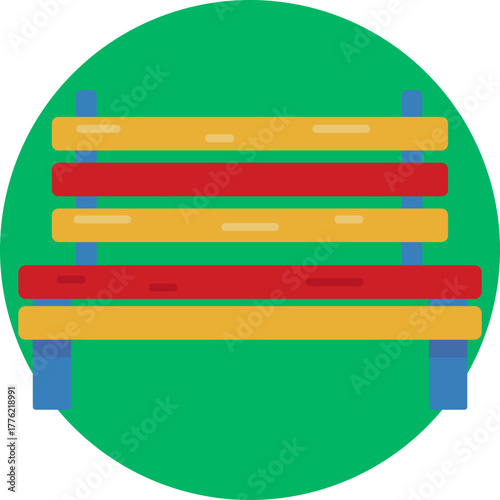 Seating area for visitors to relax and watch water activities.