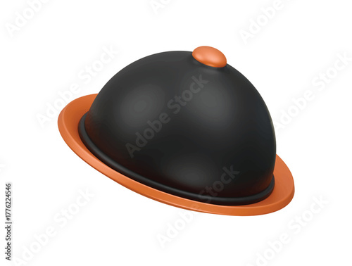 cloche icon 3d illustration render