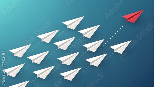 Break from the Pack – Leadership and Bold Differentiation, Business, Conceptual, Motivation, Abstract, Innovation