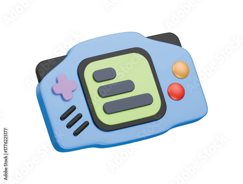 moon rover controller icon 3d illustration render