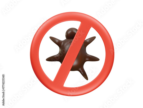 insect repellent icon 3d illustration render