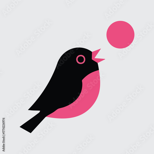 bird with speech bubble