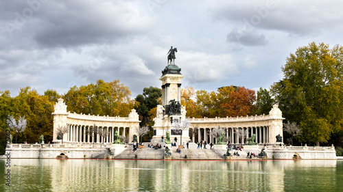 Monument to Alfonso XII, Retiro Park, Madrid, Spain
