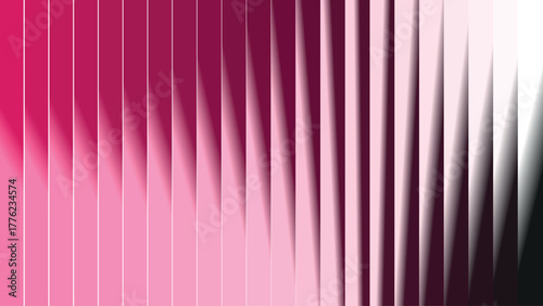 Vertical panels with pink hues and dark shadows create an appealing modern background