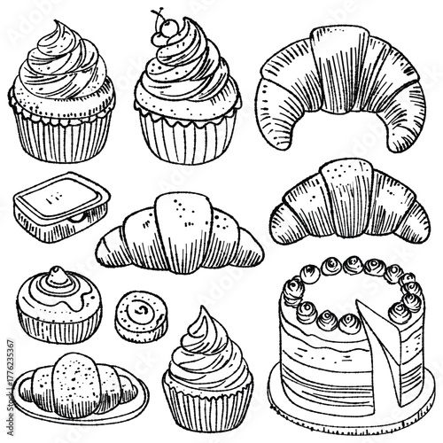 Delicious Bakery Pastries and Desserts