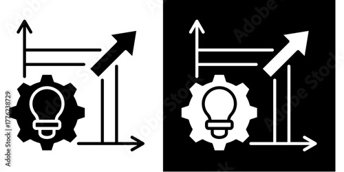 Scalability Problems  Icon Set White Style Collection