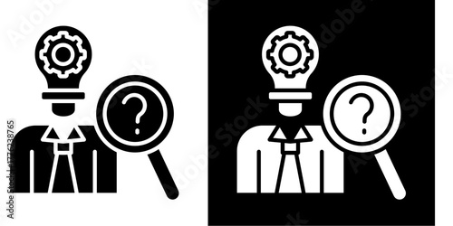 Branding Issues  Icon Set White Style Collection