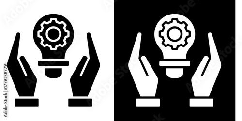 Technology Adoption  Icon Set White Style Collection