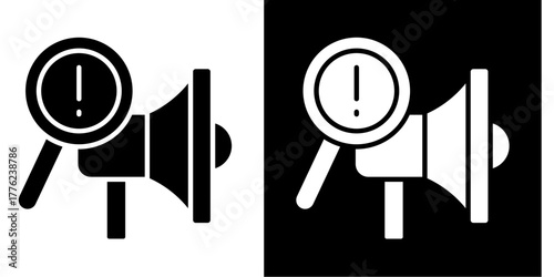 Marketing Problems  Icon Set White Style Collection