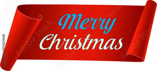 Merry Christmas Paper Banner