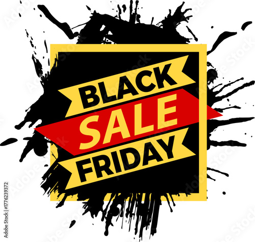 Black Friday Sale Label