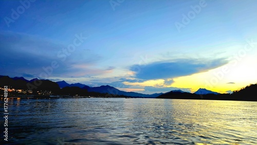 Evening view of the Mekong River