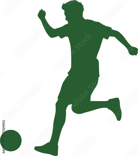 Creative design of football player