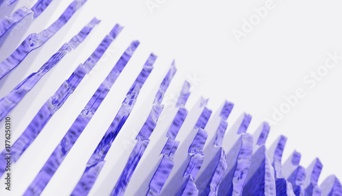 Abstract purple and white wavy lines creating a futuristic background