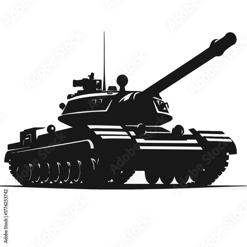 russian tank isolated