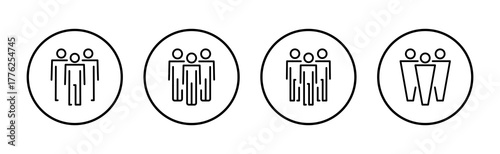 people icon vector. person sign and symbol. User Icon vector