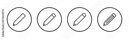 Pencil icon vector. pen sign and symbol. edit icon vector