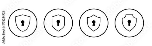 Security icon vector. protection sign and symbol. privacy. vpn