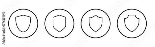 Shield icon vector. Protection icon. Security sign and symbol