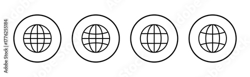 Web icon vector. go to web sign and symbol. web click icon. Global search icon