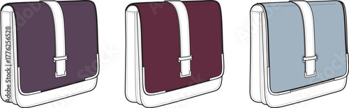 Stylish Handbag Variations A Collection of Leather Satchels in Various Colors and Designs