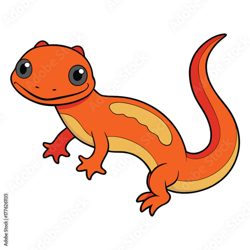 Leopard Gecko Color Vector
