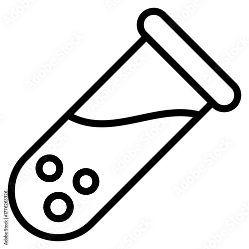 Test Tube  Icon Element For Design