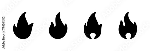 Fire icon vector illustration. fire sign and symbol