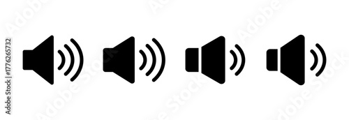 Speaker icon vector illustration. volume sign and symbol. loudspeaker icon. sound symbol