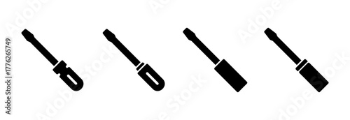 Screwdriver icon vector illustration. tools sign and symbol