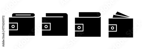 Wallet icon vector illustration. wallet sign and symbol