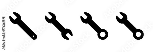 Wrench icon vector illustration. repair icon. tools sign and symbol