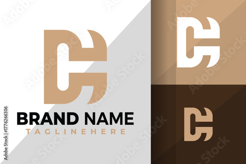 Letter Cd or Dc Logo Icon Vector Design Illustration