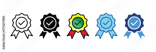 Quality Badge  Icon Element For Design