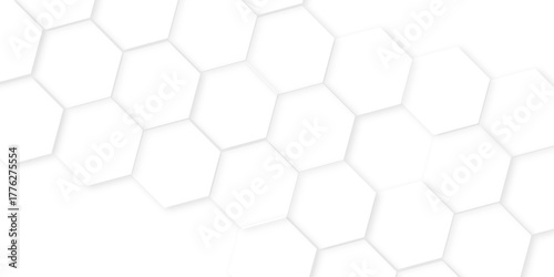 Abstract background with hexagons Abstract hexagon polygonal pattern background ,Hexagonal white hexagons honeycomb wallpaper, hydrogel balls as contemporary abstract background.