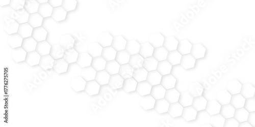 Abstract background with hexagons Abstract hexagon polygonal pattern background ,Hexagonal white hexagons honeycomb wallpaper, hydrogel balls as contemporary abstract background.